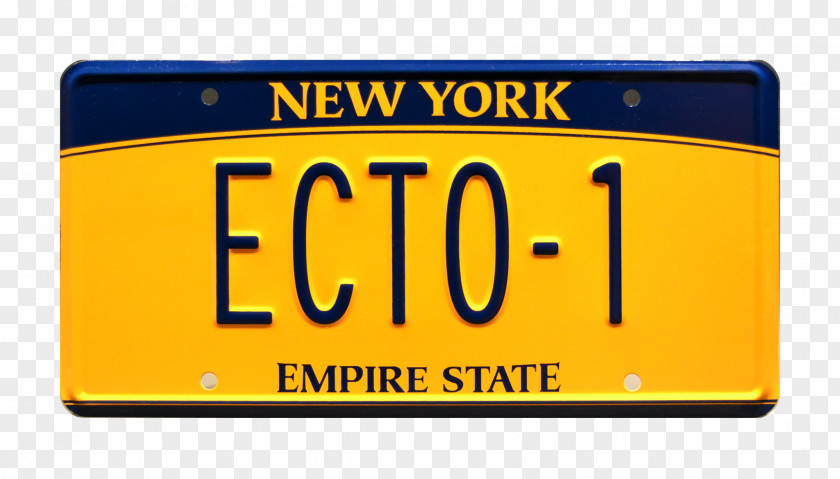 Car Vehicle License Plates New York City Ecto-1 Motor Registration PNG