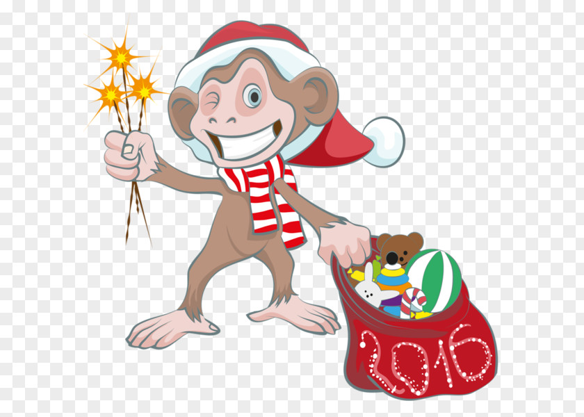 Monkey New Year Holiday 0 PNG