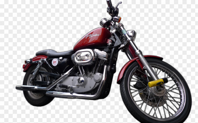 Motorcycle Harley Wetzelland Rally Cruiser Four Corners Softail PNG
