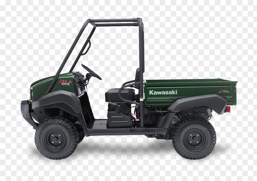 Motorcycle Kawasaki MULE Heavy Industries & Engine Diesel Side By All-terrain Vehicle PNG