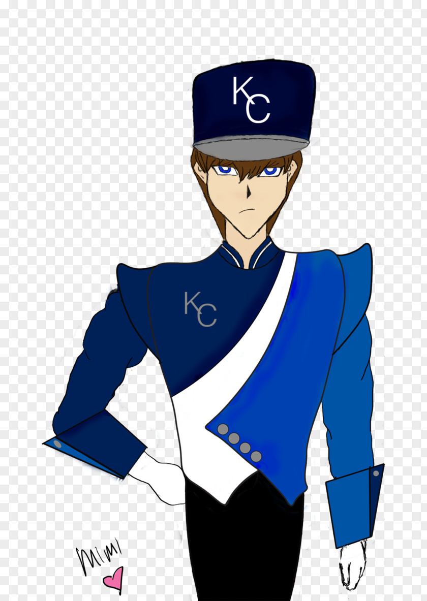 Seto Kaiba Cobalt Blue Headgear Clip Art PNG