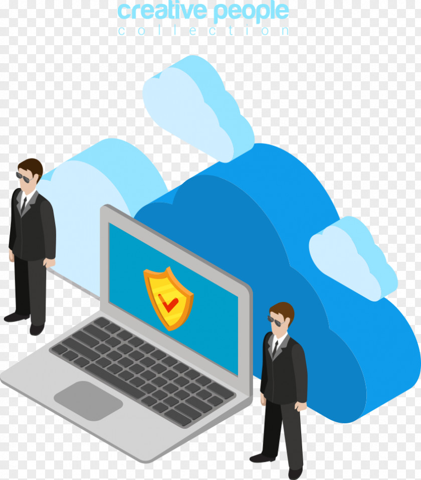 Vector Business Cloud Services Internet Icon PNG