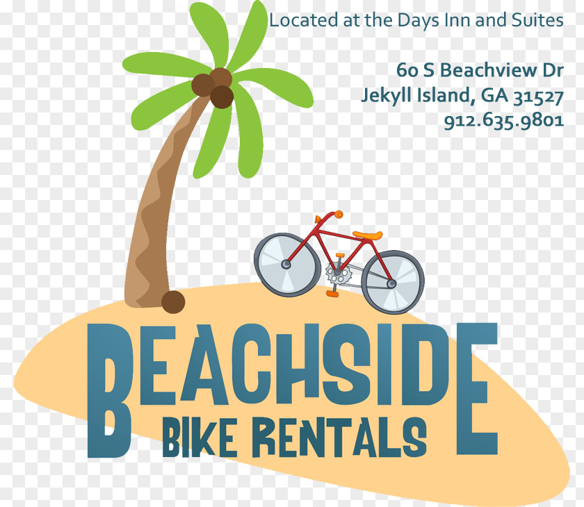 Beachside Bike Rentals Driftwood Beach Renting Days Inn & Suites By Wyndham Jekyll Island PNG