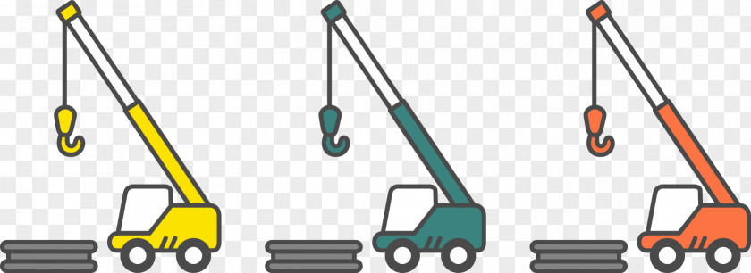 Crane Mobile Excavator トラッククレーン Dump Truck PNG