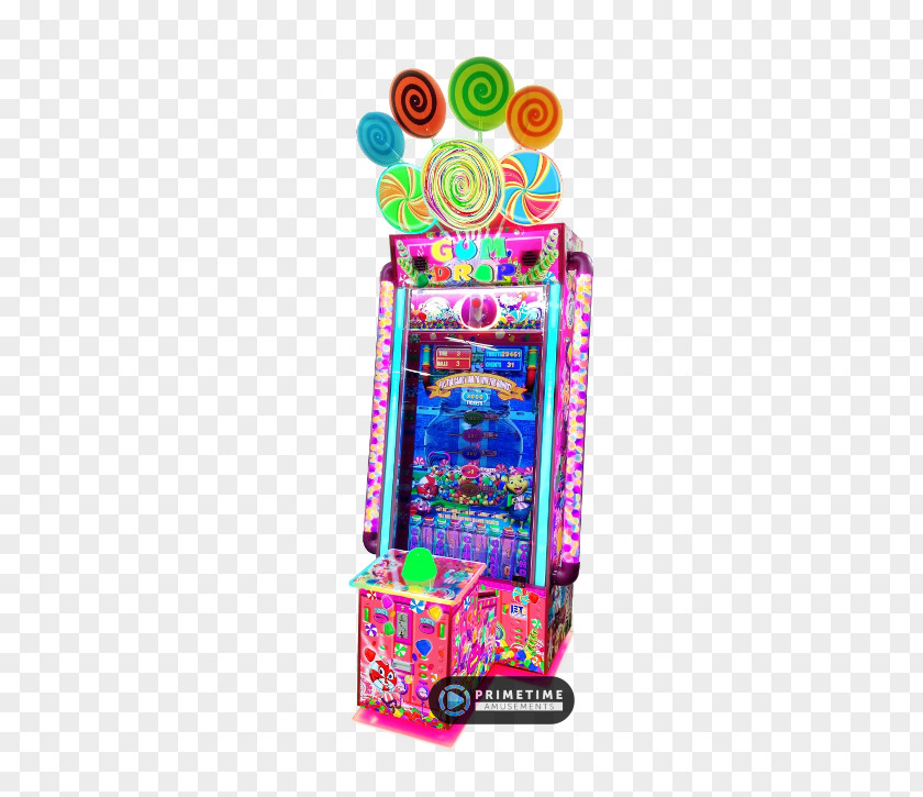 Gumdrop Arcade Game Amusement Video Redemption PNG