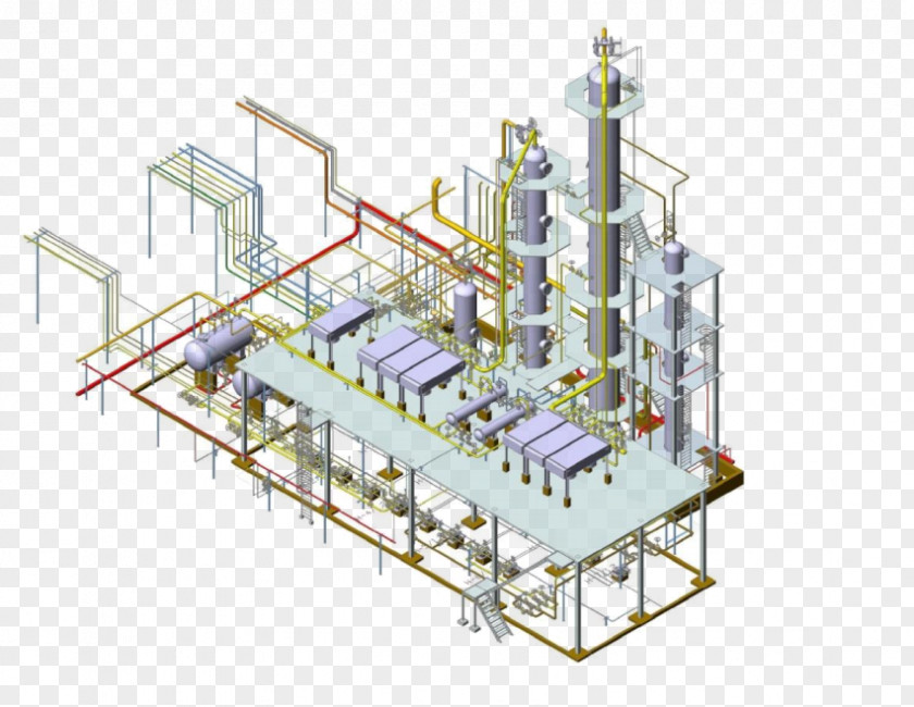 Oil Refinery Coker Unit Distillation Petroleum PNG