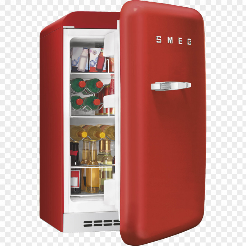 Refrigerator Smeg FAB10 Minibar Home Appliance PNG