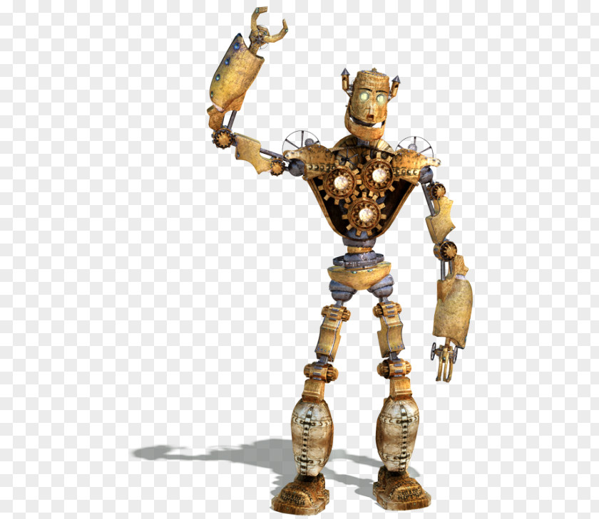 Robot The Game Crafter Business Cog Figurine PNG