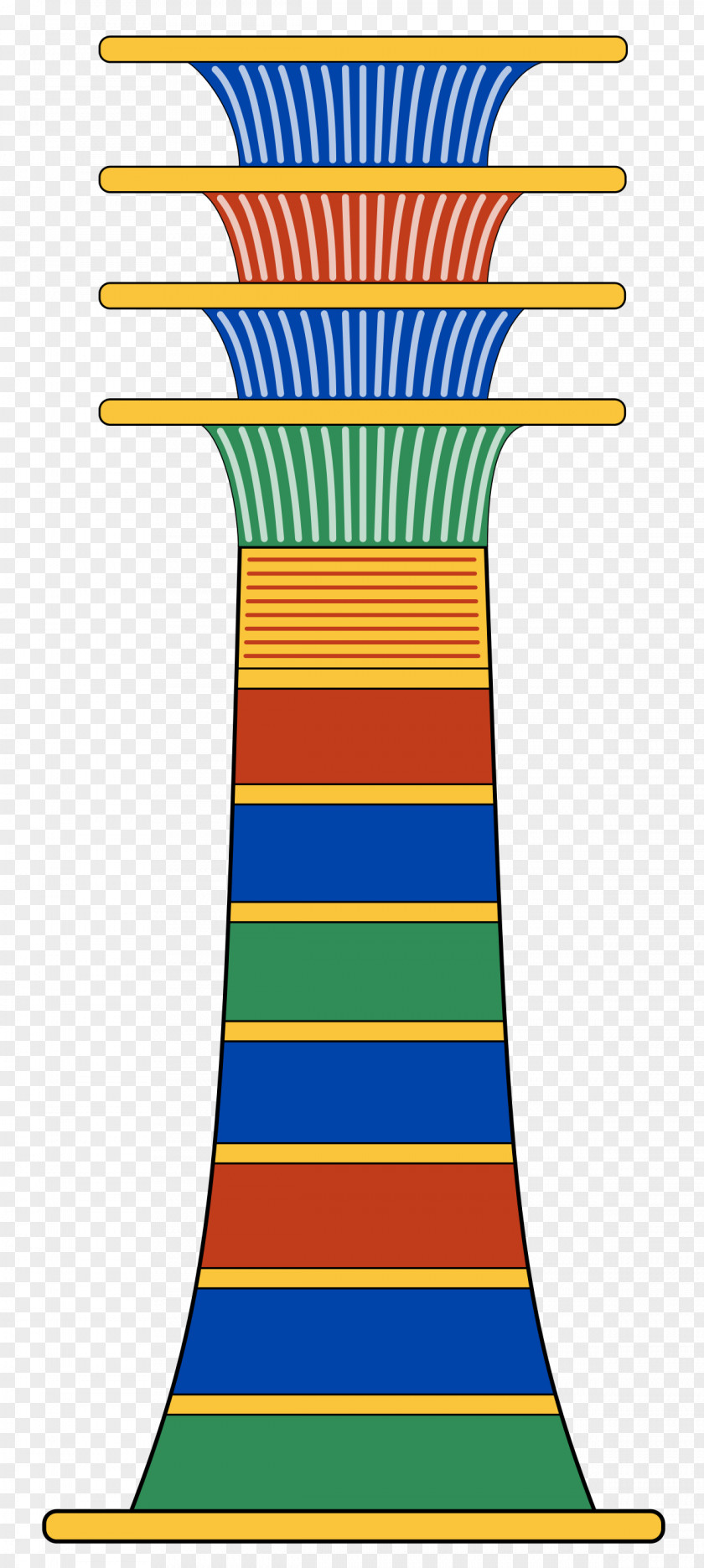 Symbol Ancient Egypt Djed Osiris Was-sceptre PNG