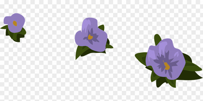 Violet Purple Flower Clip Art PNG