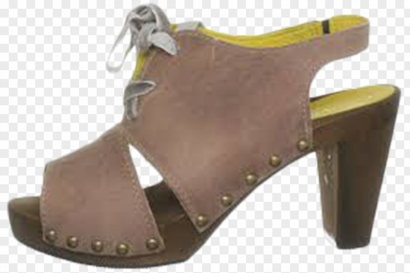 Wooden Shoes Suede Sandal Shoe PNG