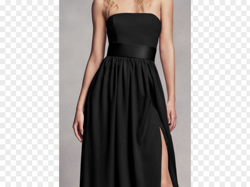 Dress Little Black Shoulder Satin Gown PNG