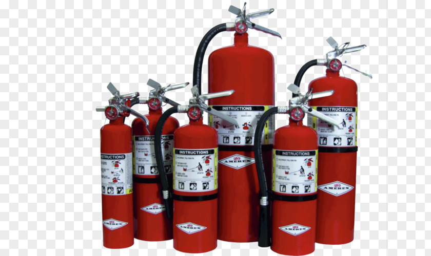 Fire ABC Dry Chemical Extinguishers Amerex Protection PNG