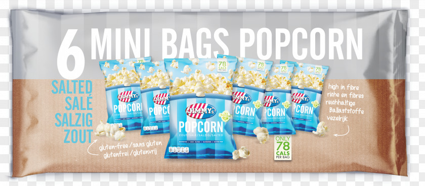 Jimmy Products B.V. Textile Salt Popcorn Packaging And Labeling PNG