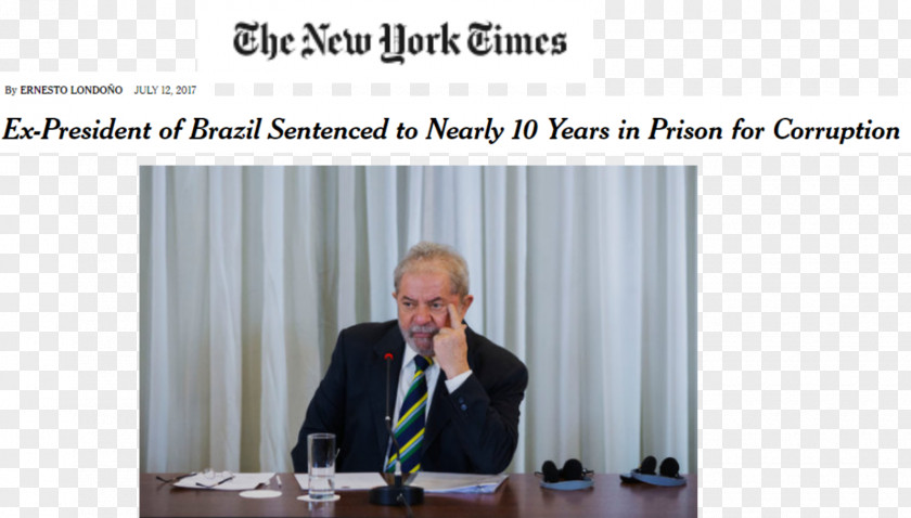 Lula Brazil The New York Times Company City Prison PNG