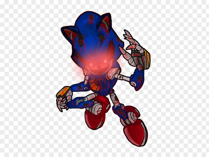 Metal Sonic Mania & Sega All-Stars Racing The Hedgehog 3D PNG