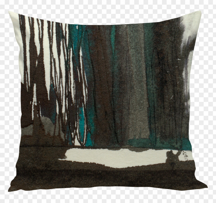 Xeri Throw Pillows Cushion Rectangle Turquoise PNG