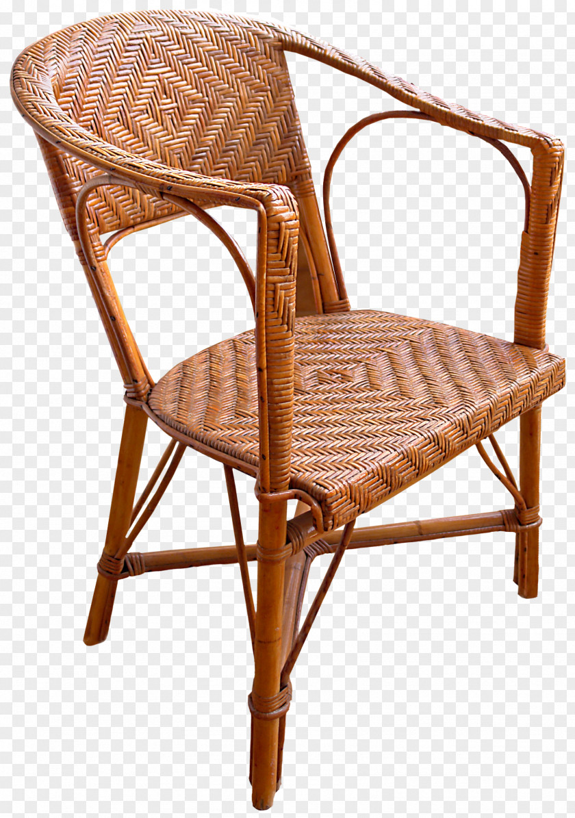 Chair Table Wicker Furniture Rattan PNG