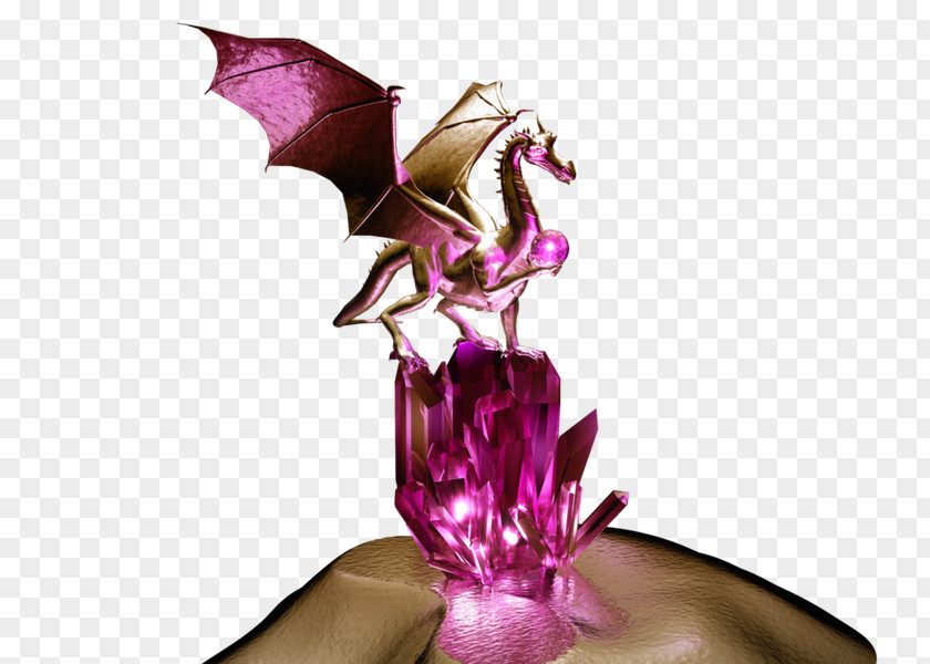 Gemstone Crystal Dragon 8 November PNG