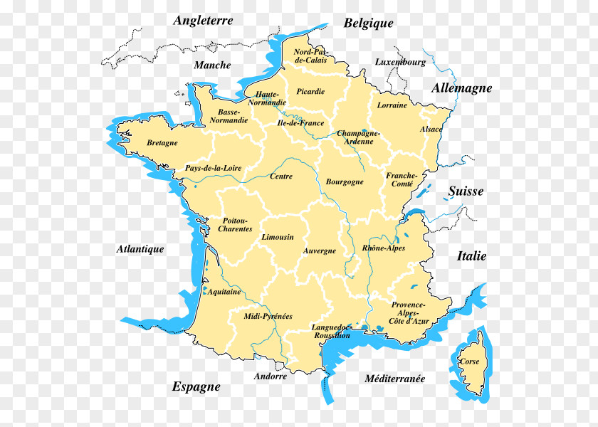 Map Brittany Regions Of France Languedoc-Roussillon-Midi-Pyrénées PNG