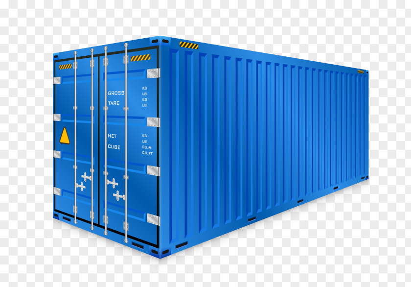Ship Intermodal Container Vector Graphics Shipping Containers Clip Art Freight Transport PNG