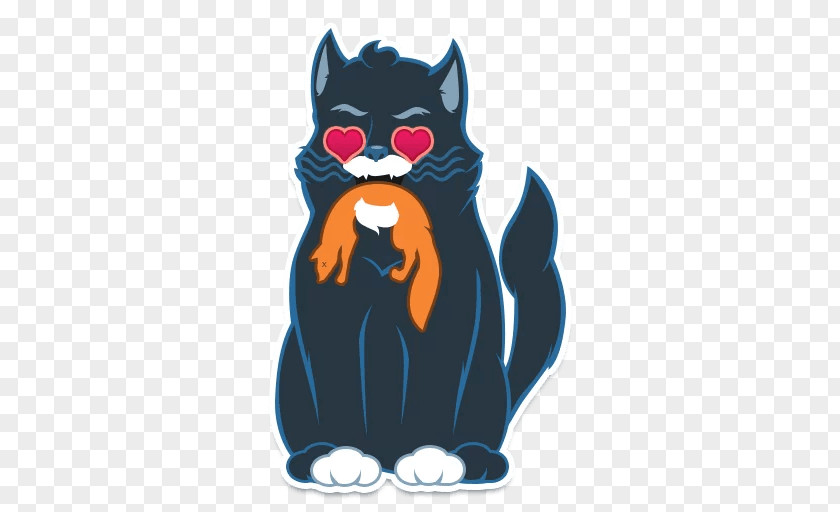 Whiskers Babr Sticker Domestic Short-haired Cat PNG