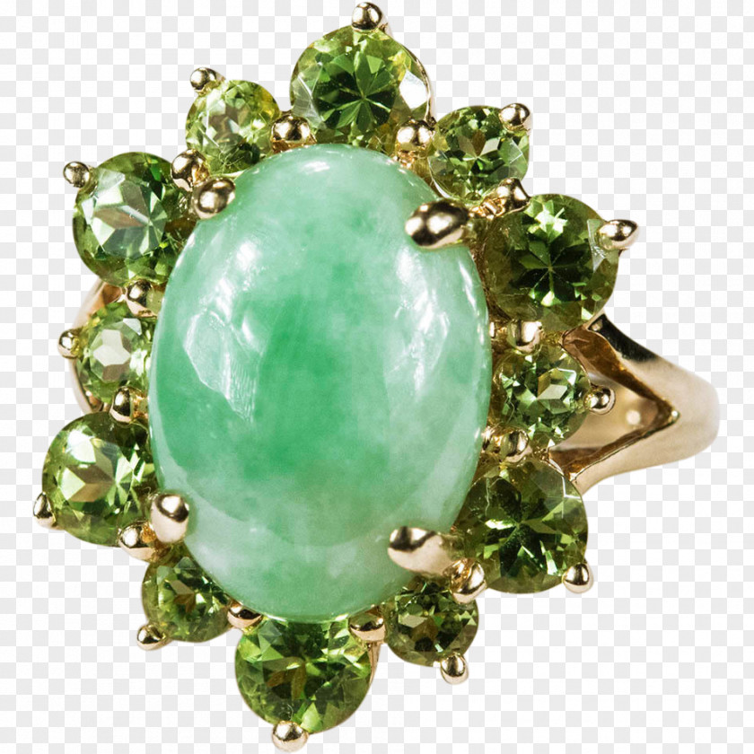 Emerald Body Jewellery Jade Brooch PNG