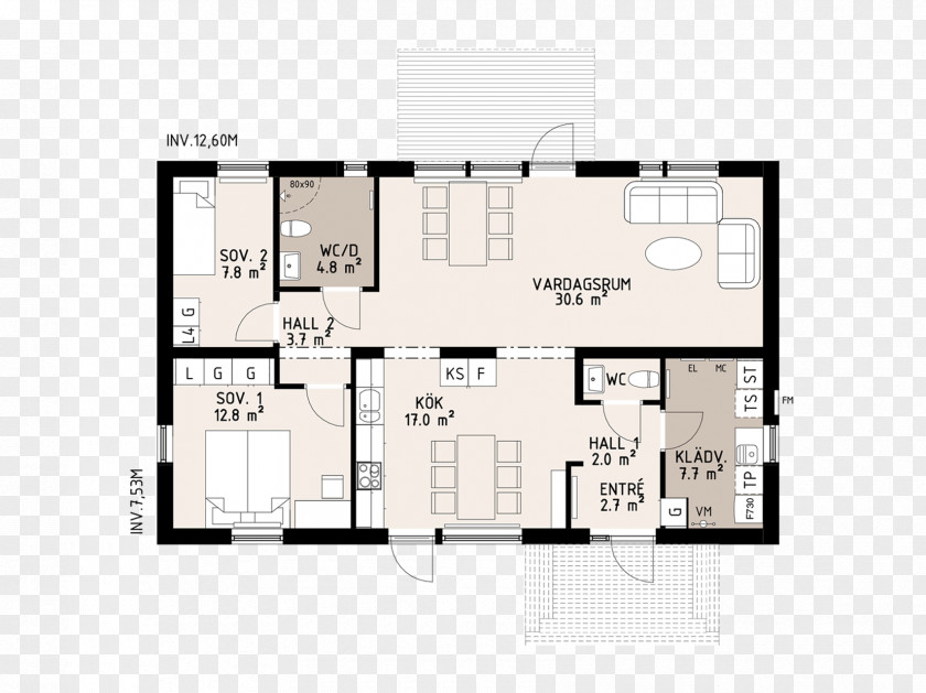House Floor Plan Architecture Planlösning PNG