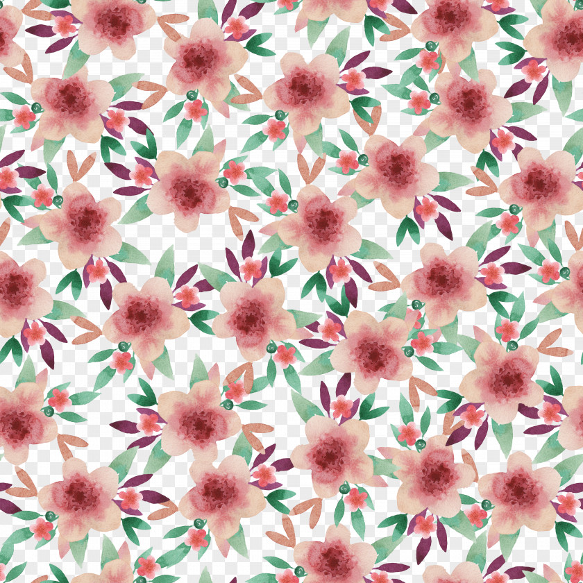 Watercolor Floral Background Shading Design Painting PNG