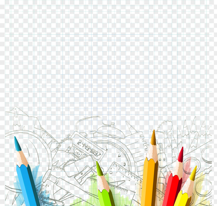 Colored Pencils Student School Stock Photography PNG