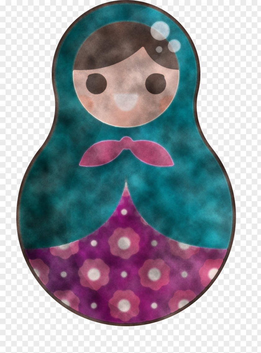 Colorful Russian Doll PNG