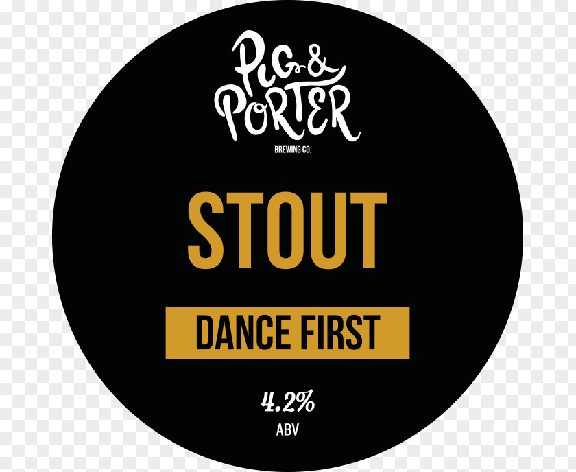 First Dance Beer The Pig & Porter Ale Stout Brewery PNG