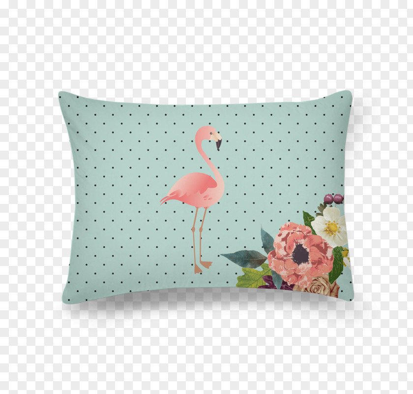 Flamingos Cushion Throw Pillows Pink M PNG