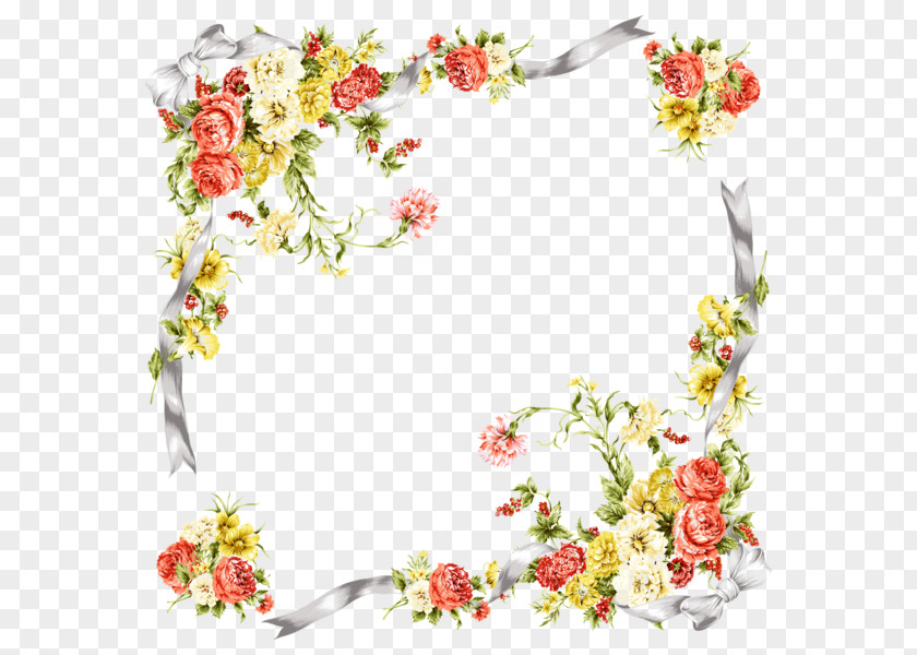 Flower Clip Art Picture Frames Floral Design PNG