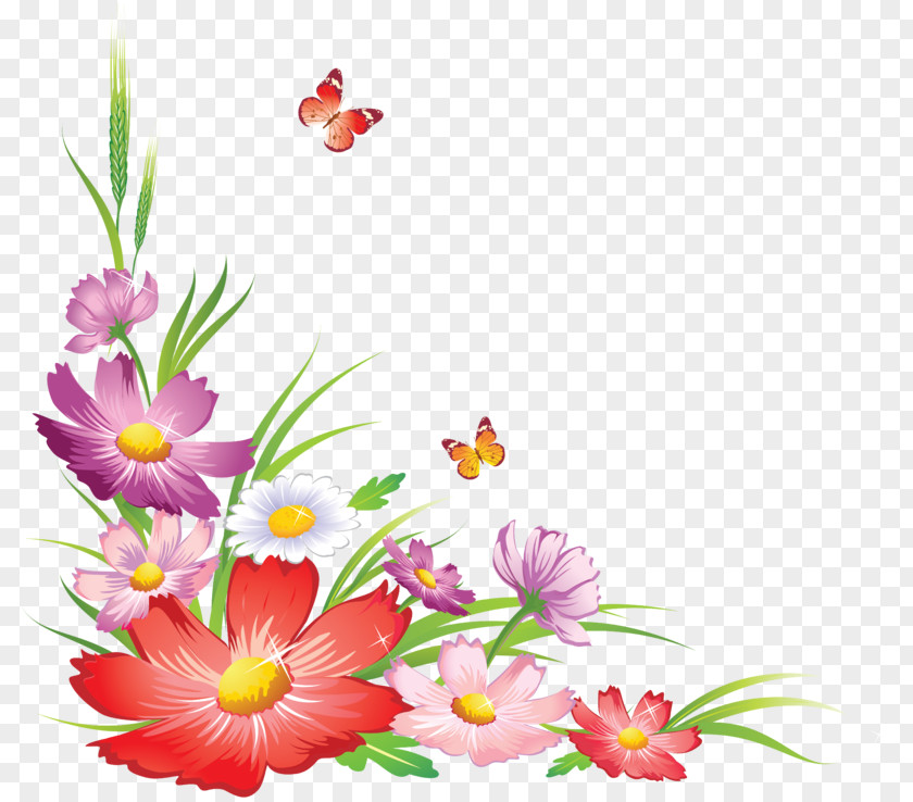 Flower Floral Design Butterfly Clip Art PNG