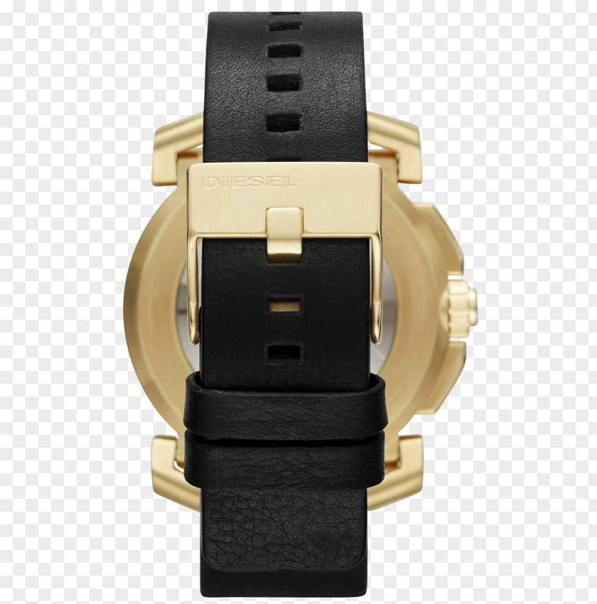 Watch Smartwatch Diesel Leather Strap PNG