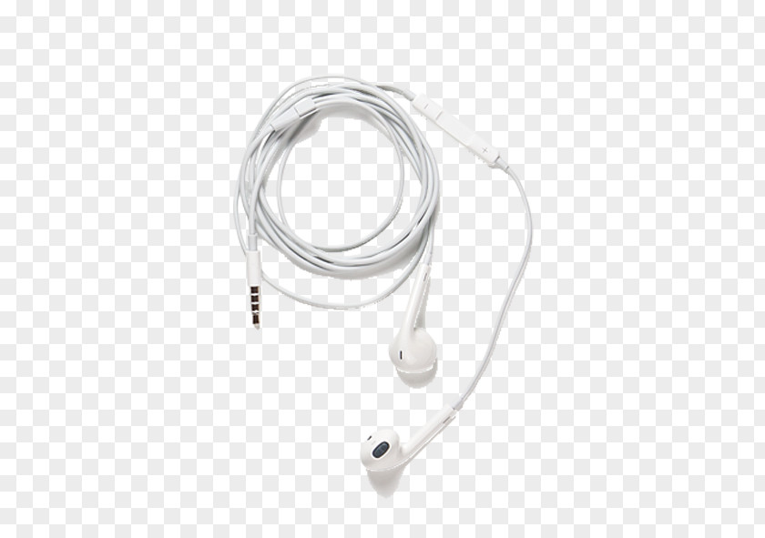 White Headphones Headset Icon PNG