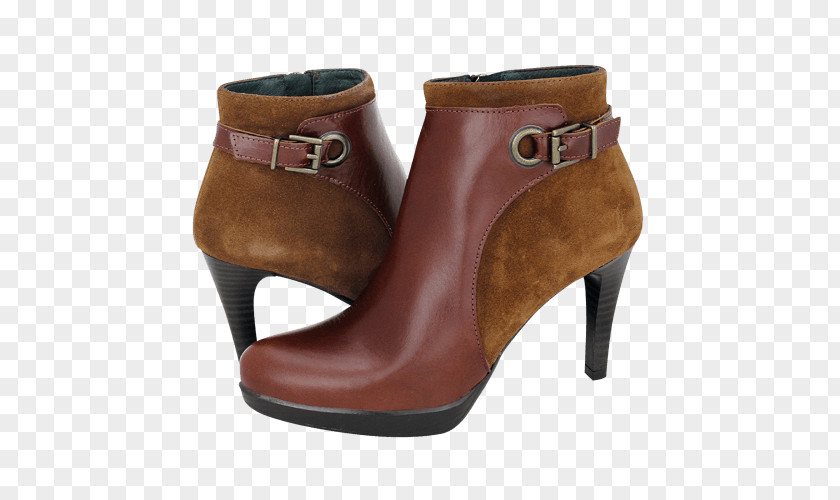 Boot High-heeled Shoe Suede Absatz PNG