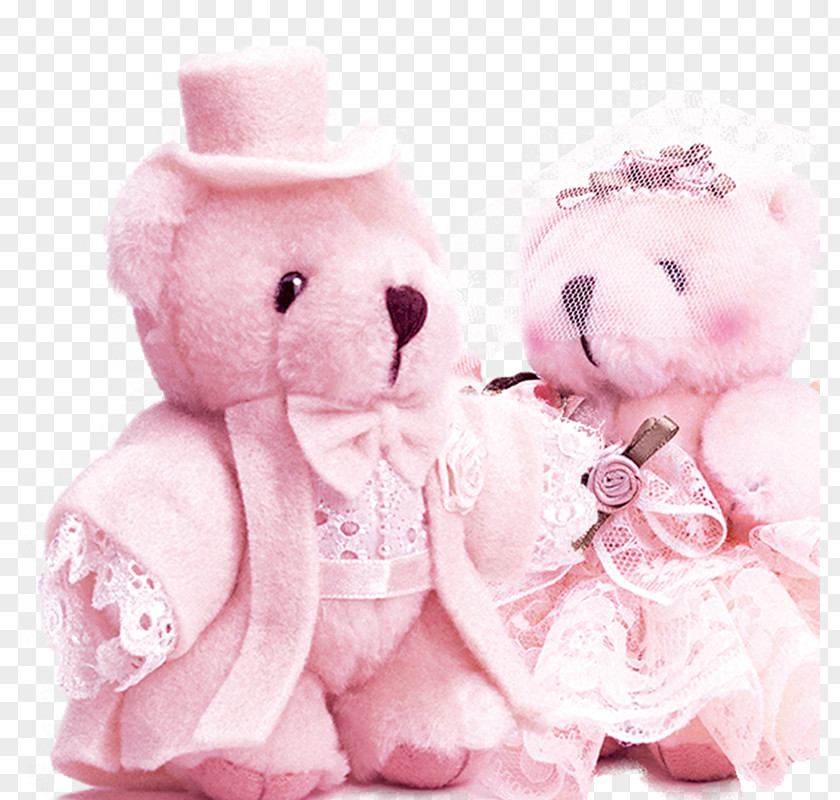 Teddy Bear Wedding Bride Toy PNG bear Toy, Cartoon clipart PNG