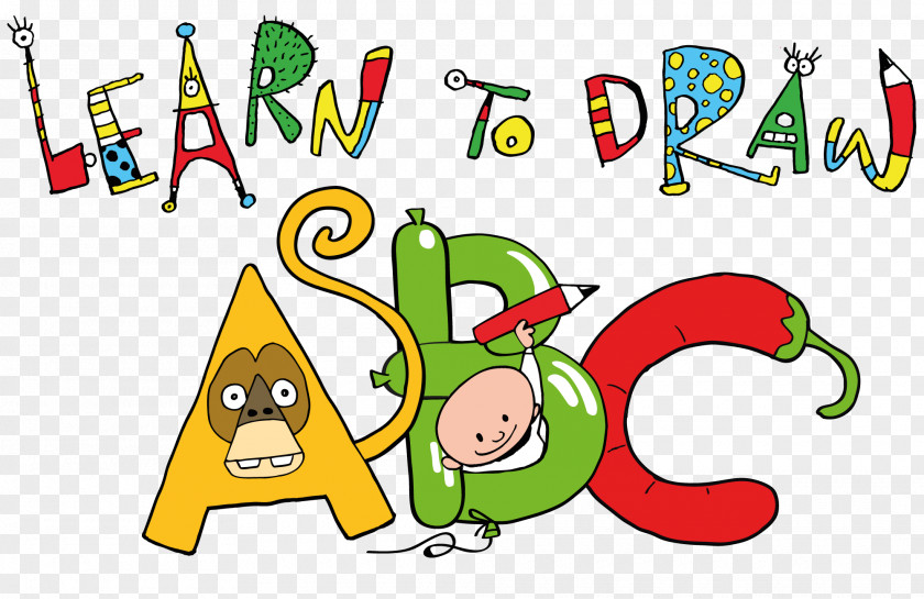 Alpabet Icon Drawing ABC Kids Draw Alphabet Illustration Coloring Book PNG