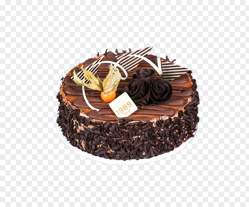 Chocolate Cake German Sachertorte Frosting & Icing Truffle PNG