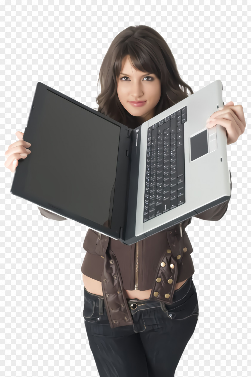 Desk Employment Laptop Netbook Office Equipment Technology Electronic Device PNG
