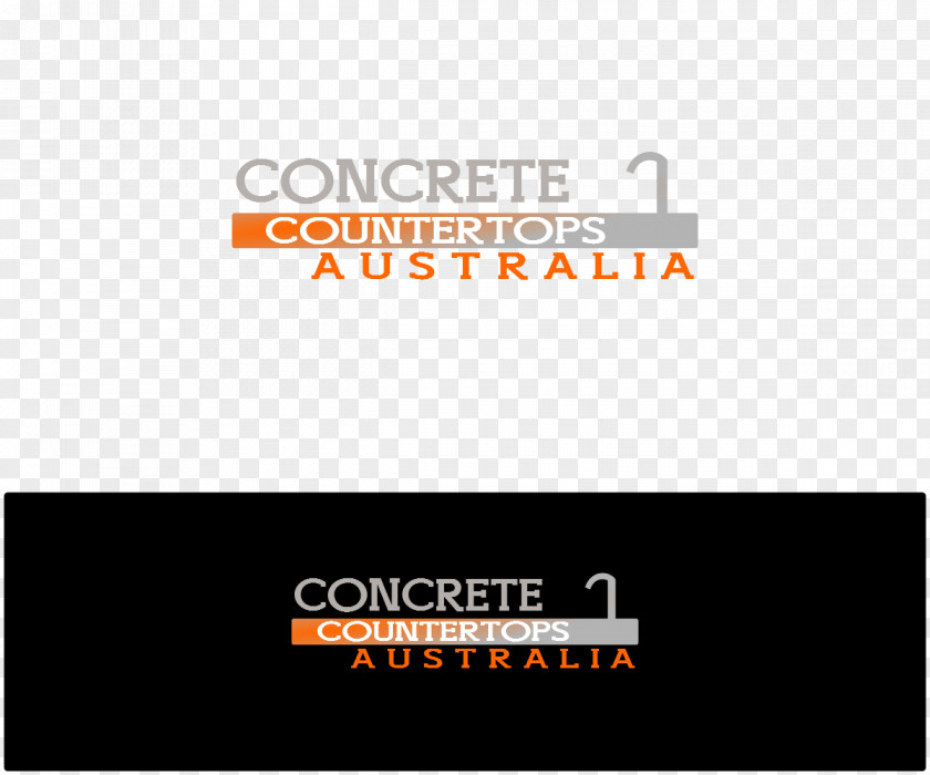 Cement Countertops Logo Brand Product Design Font PNG