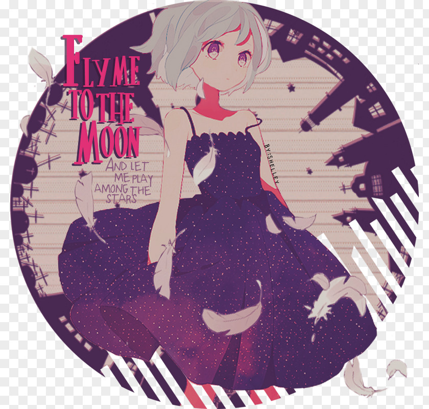 Fly Me To The Moon DeviantArt Sweet Crush Illustration Poster PNG