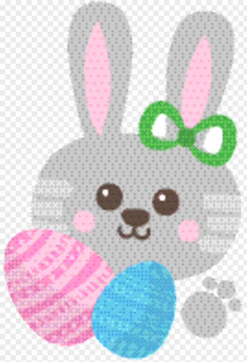 Heart Rabbits And Hares Easter Bunny Background PNG