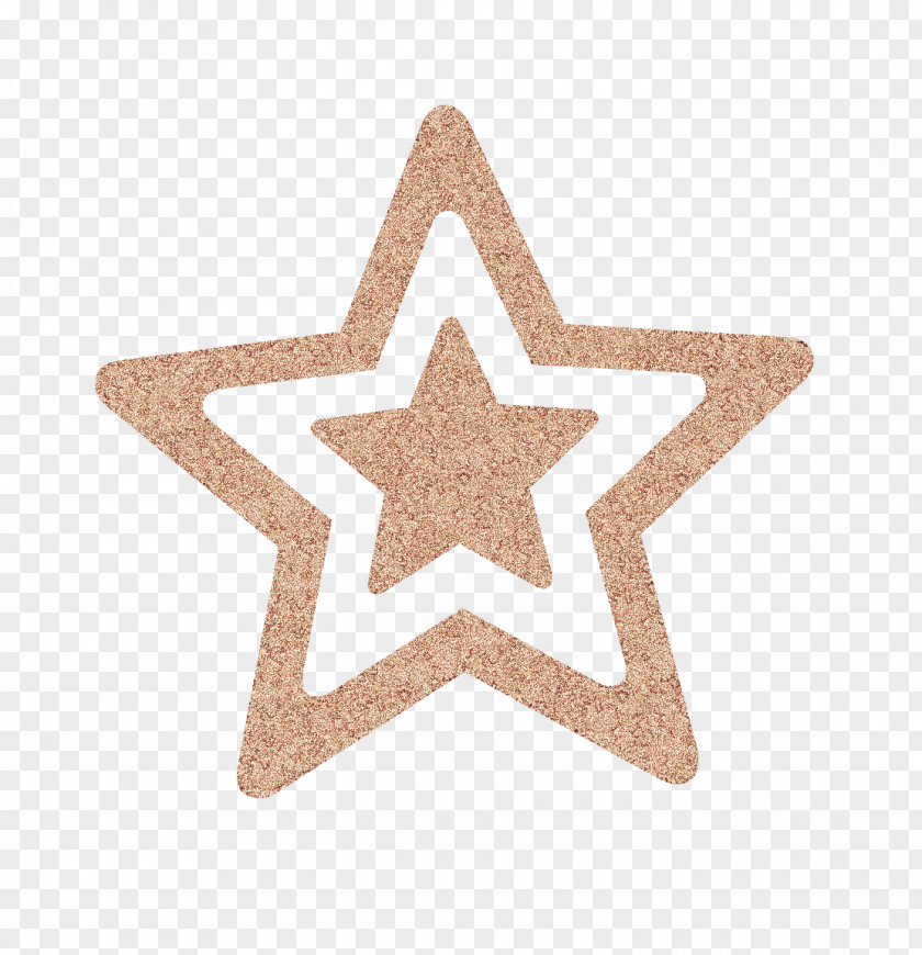 Star Beige Pattern PNG