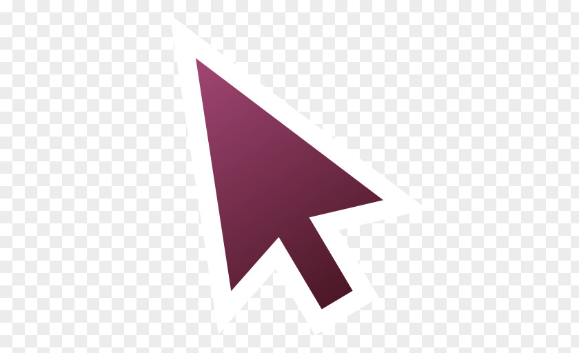 Actions Tool Pointer Triangle Purple Line PNG