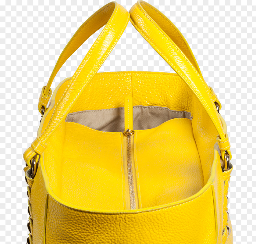 Bag Hobo Yellow Handbag Made In Italy PNG