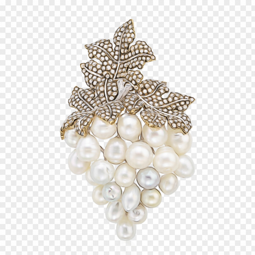 Grapevine Family Vitis Pearl Brooch Jewellery Leaf Grape PNG