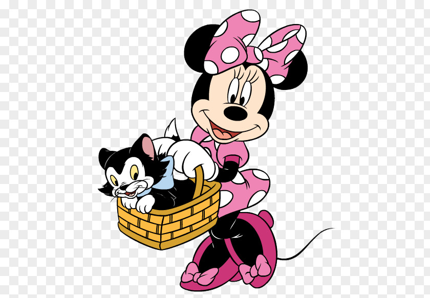 Minnie Mouse Figaro Mickey Pluto Pinocchio PNG